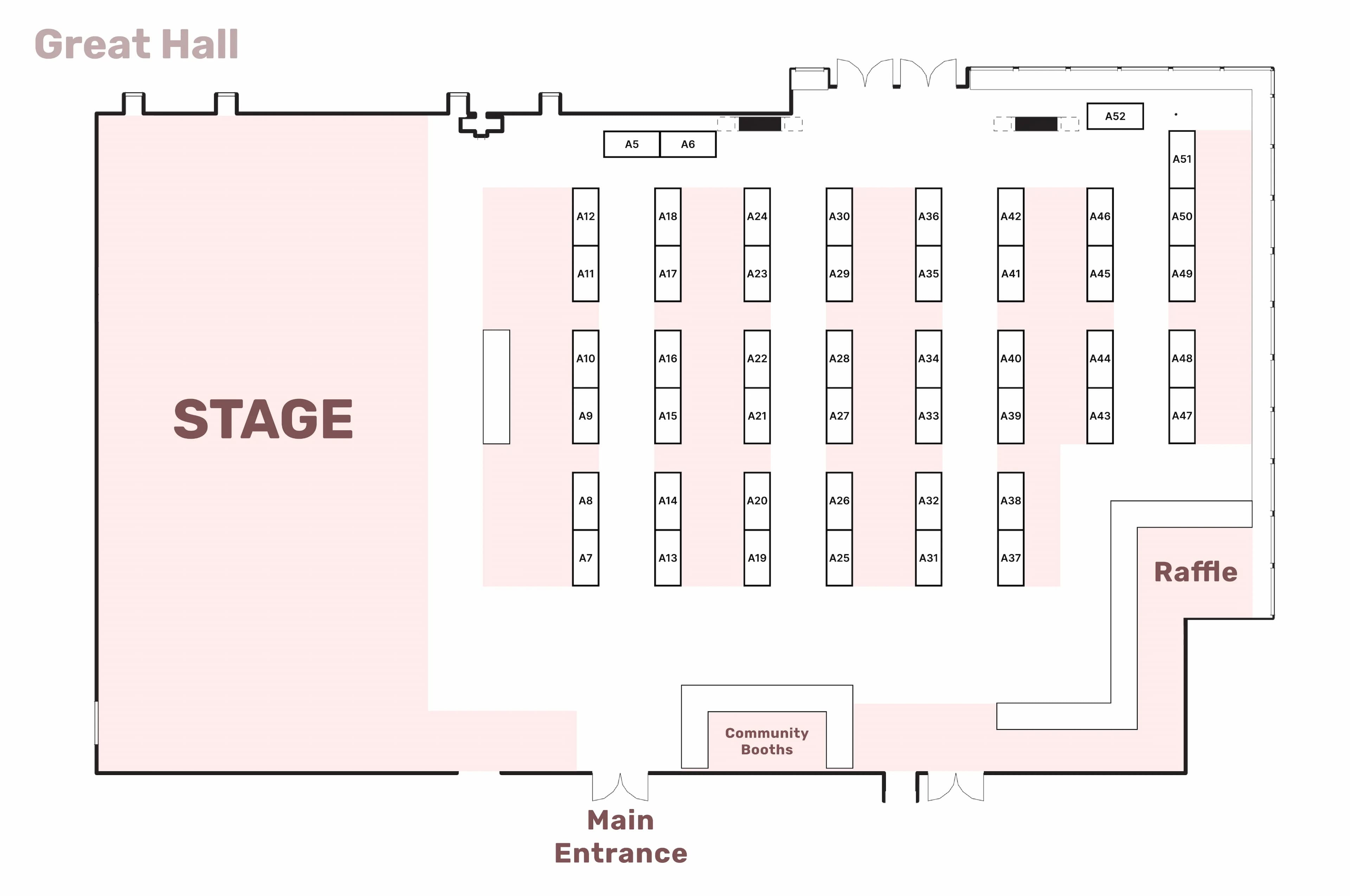 Great Hall floor plan